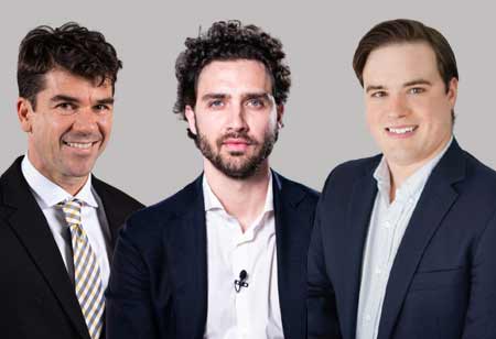 Brian Baleno, Director Global Business Development Transportation, Luigi Marino, Global Marketing Manager E-Powertrain and Coleman Hellyer, Global Marketing Manager E-Drive & Transmission, Syensqo | Auto Business Outlook